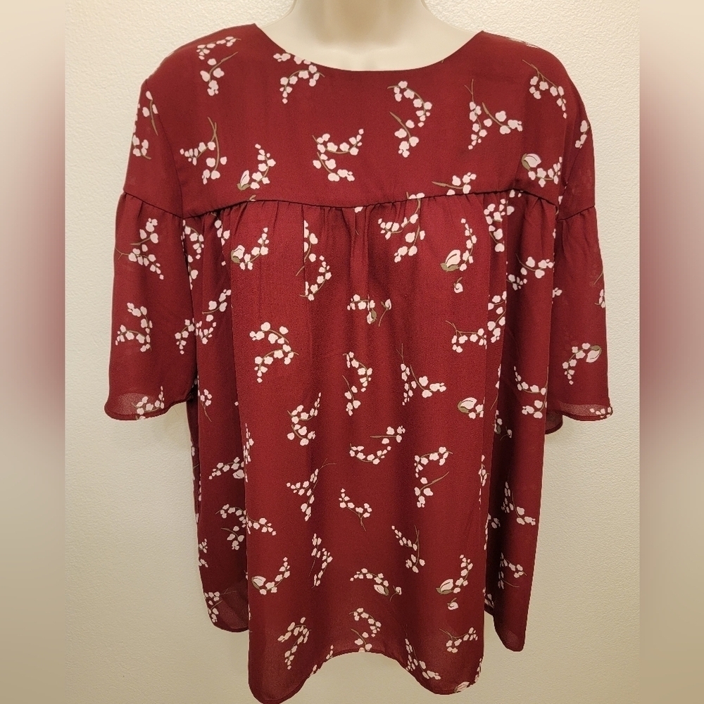 EUC Loft Short Sleeve Blouse